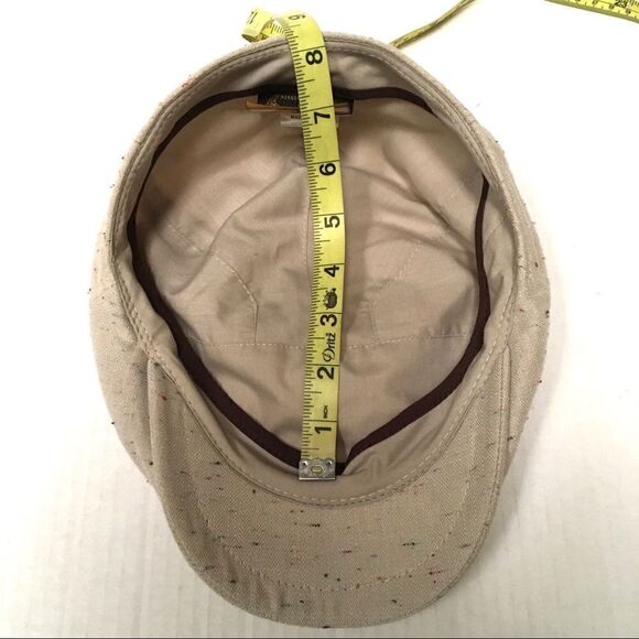 Henschel Hat Co. Newsboy/Golf speckled tan cap L - Picture 7 of 8